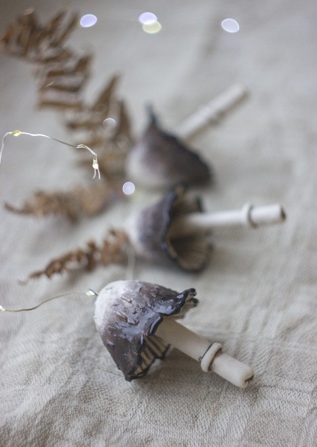 Dekoracija grybas "Gauruotasis mėšlagrybis"