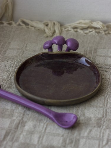 Desertinė lėkštelė "Violetinis nuosėdis"