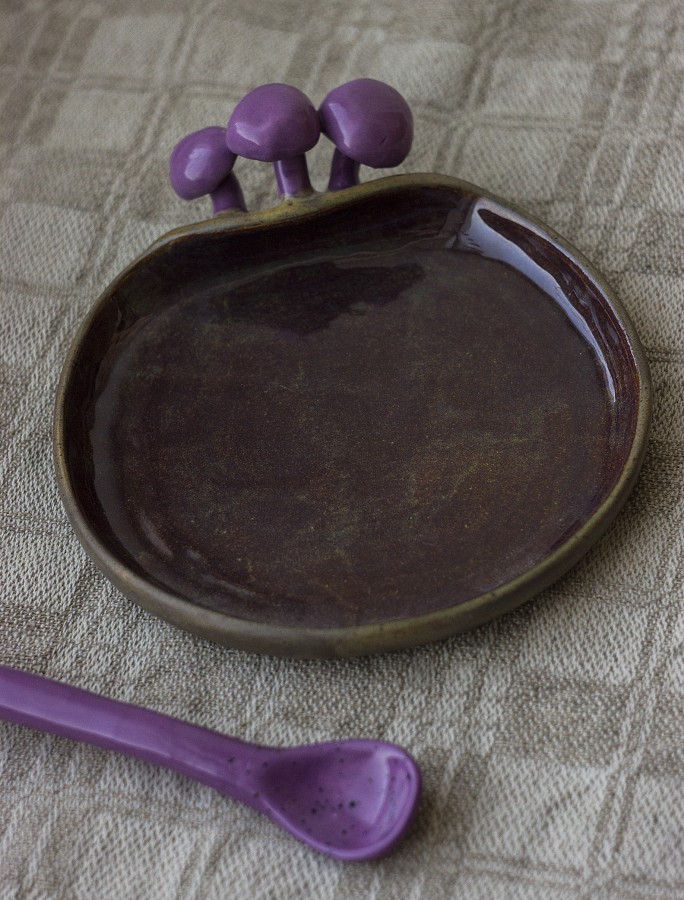 Desertinė lėkštelė "Violetinis nuosėdis"