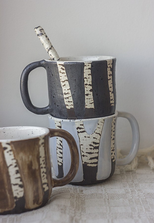 Puodeliai "Ruduo beržyne" 350ml <1>