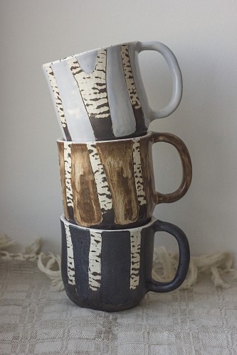 Puodeliai "Ruduo beržyne" 350ml <1>