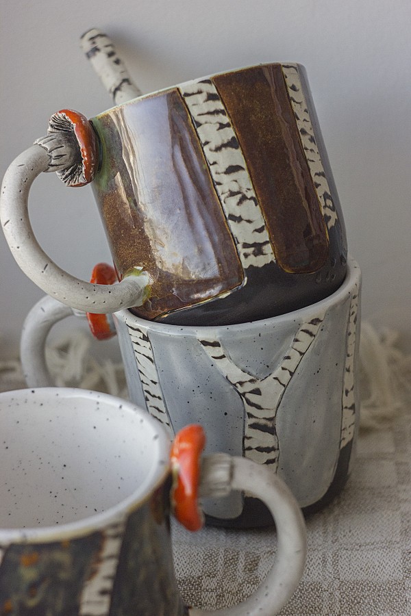 Puodeliai "Ruduo beržyne" 350ml <2>