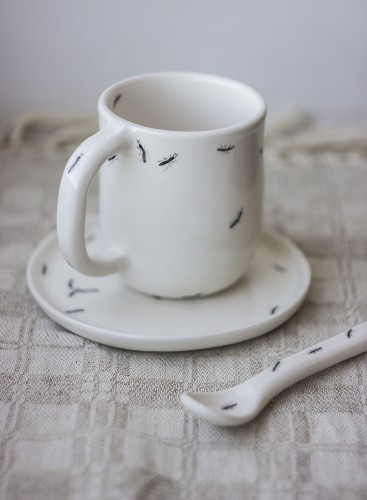 Puodelis "Skruzdė" su rankena 250ml